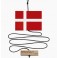 Nordic By Hand. Snoren / velkomst brik med flag